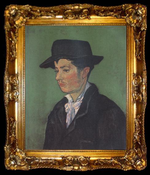 framed  Vincent Van Gogh Portrait of Armand Roulin (nn04), ta009-2